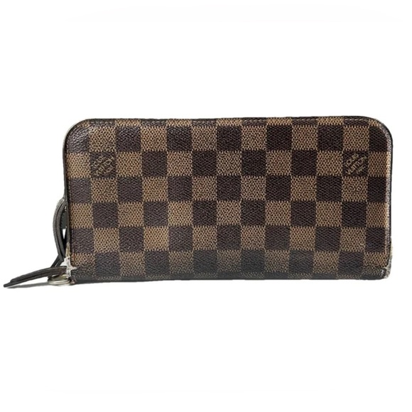 Louis Vuitton Damier Ebene Leather Insolite Zippy Snap Wallet CA2059 - Picture 1 of 16